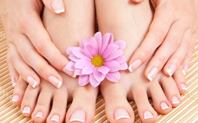 Classic manicure and pedicure