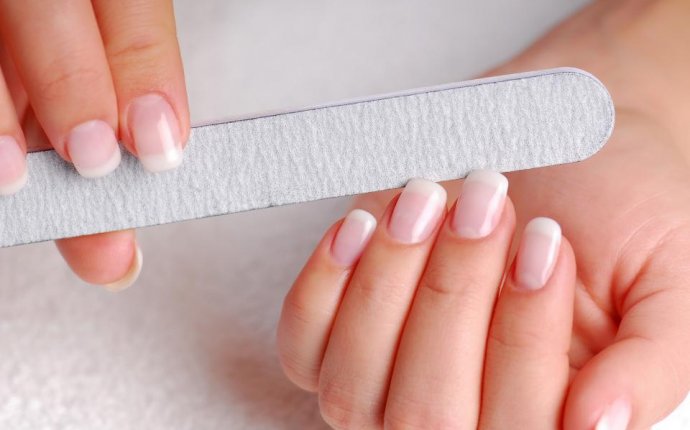 how to file fingernails properly